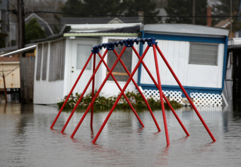 Homes in flood zones